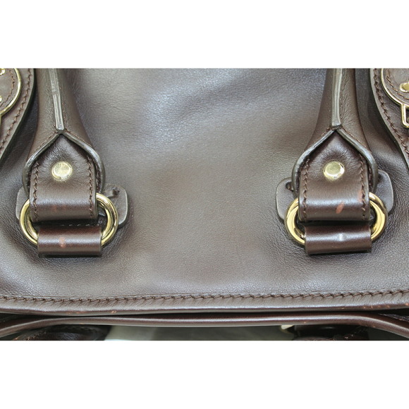 Celine Mini Leather Shoulder Bag Brown - Picture 8 of 8